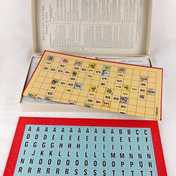 Junior Scrabble 1964 | Vintage Board Game Night - Picture 4 of 9